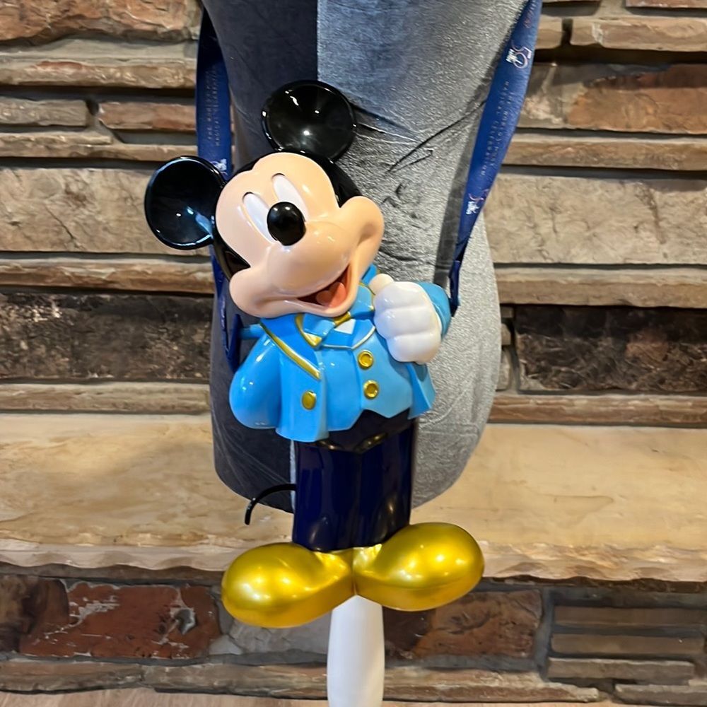 Walt Disney World 50th Anniversary Conductor Mickey Popcorn Bucket 2021